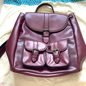 HIBOU By Little Burgundy Red Backpack